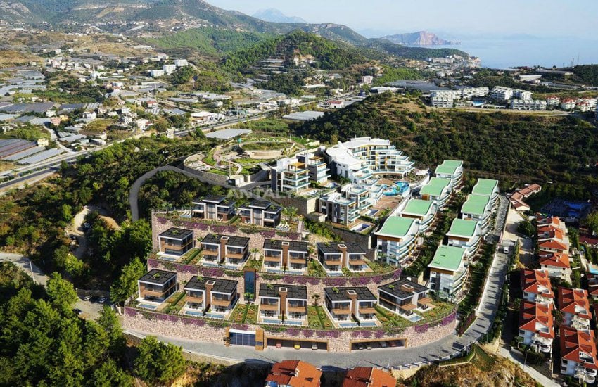 Sea View Alanya Villas with Private Pool and Garden 12