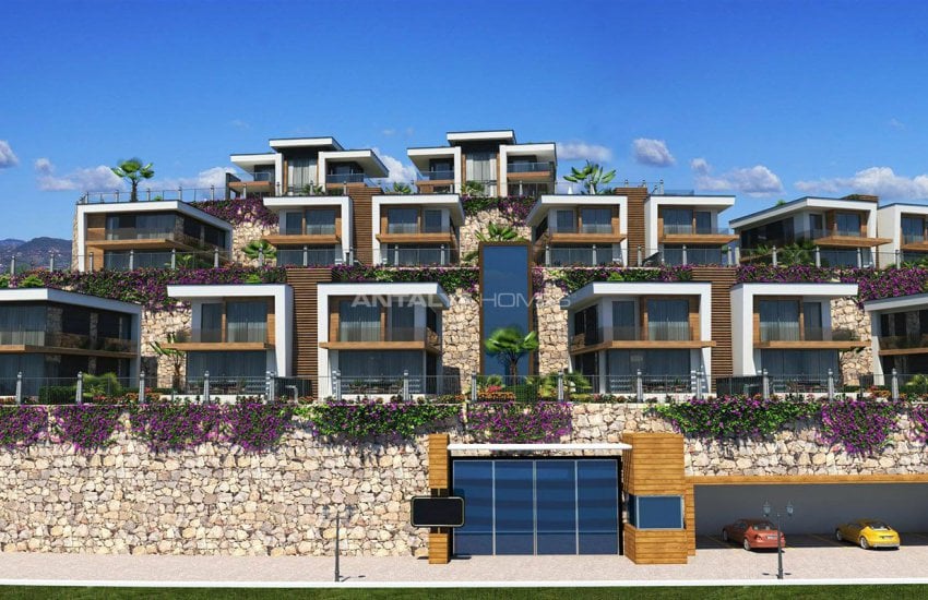Sea View Alanya Villas with Private Pool and Garden 3