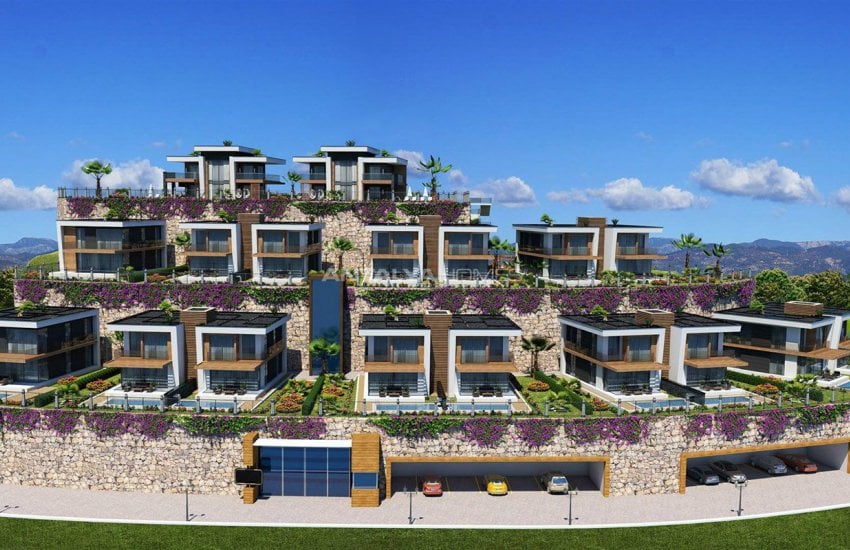 Sea View Alanya Villas with Private Pool and Garden 4