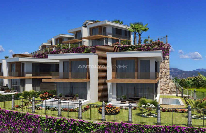 Sea View Alanya Villas with Private Pool and Garden 9