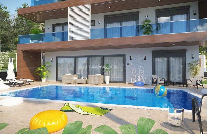 Sea View Villas with Private Pool in Alanya Kargicak 2