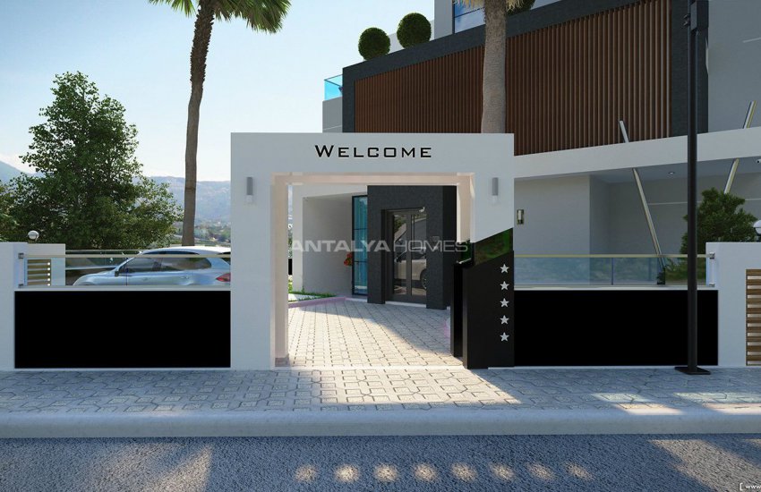 Sea View Villas with Private Pool in Alanya Kargicak 17