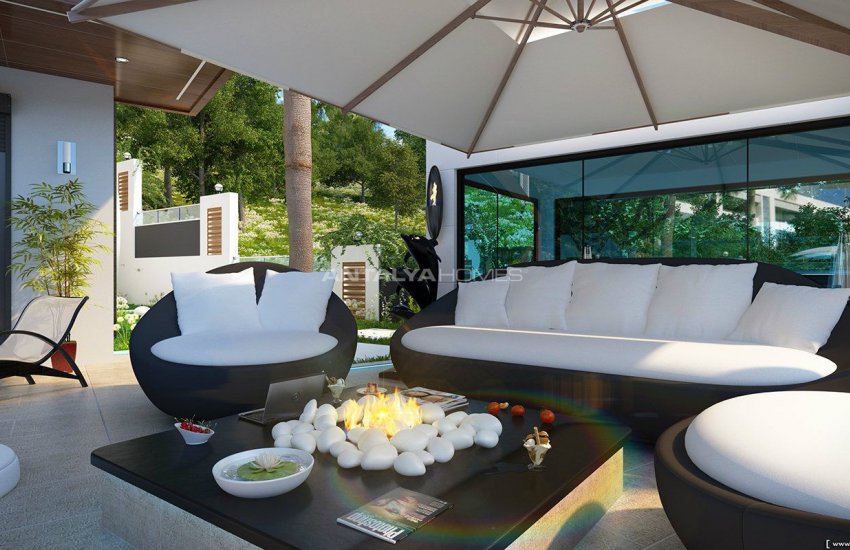 Sea View Villas with Private Pool in Alanya Kargicak 7