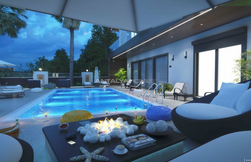 Sea View Villas with Private Pool in Alanya Kargicak 10