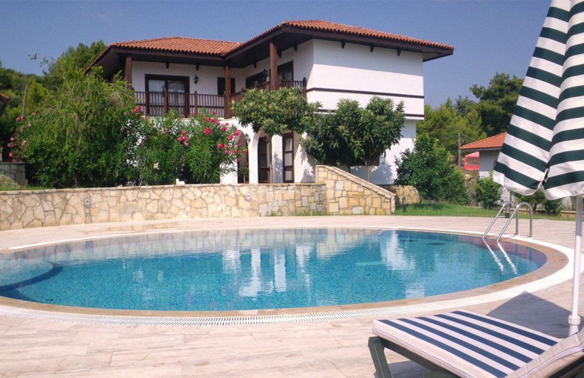 منازل للبيع في انطاليا مفروشة بالكامل بنظام فندقي 17