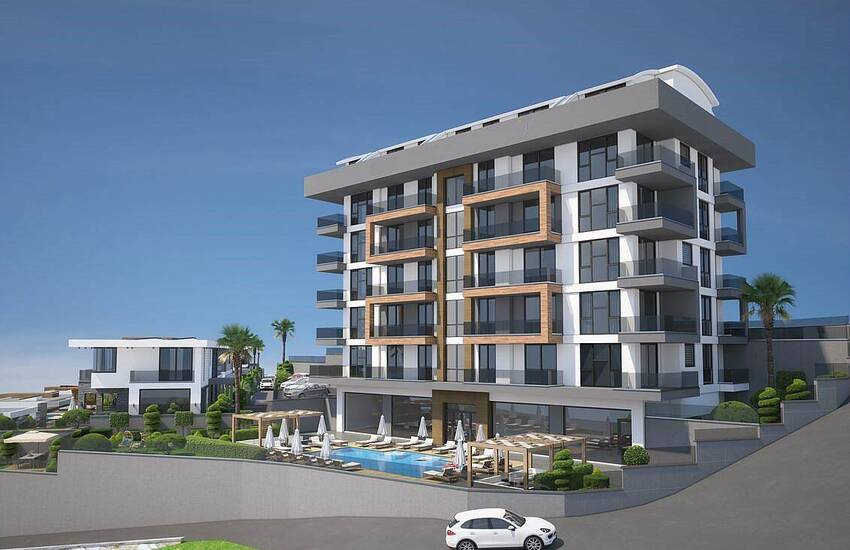 Apartments with Excellent City and Nature Views in Alanya