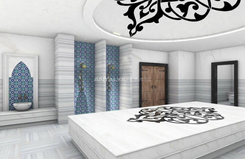 Flats with Remarkable Sea and Mountain Views in Alanya 15