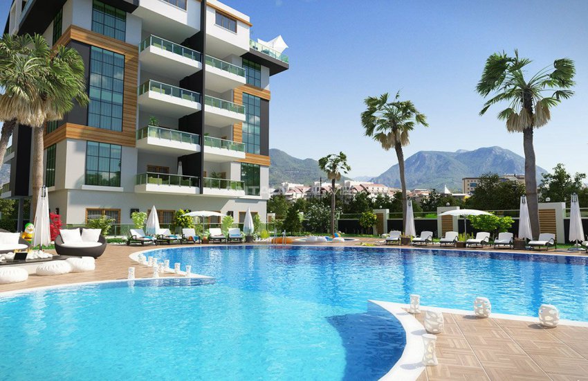 Holiday Apartments with Separate Kitchen in Alanya Oba 4