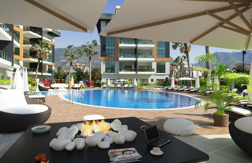 Holiday Apartments with Separate Kitchen in Alanya Oba 5