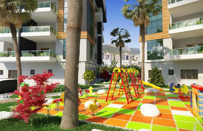 Holiday Apartments with Separate Kitchen in Alanya Oba 8