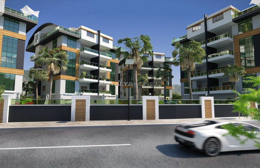 Holiday Apartments with Separate Kitchen in Alanya Oba 10