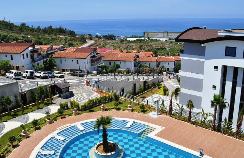 Alanya Kargıcak'ta Panoramik Deniz Manzaralı Daireler 4