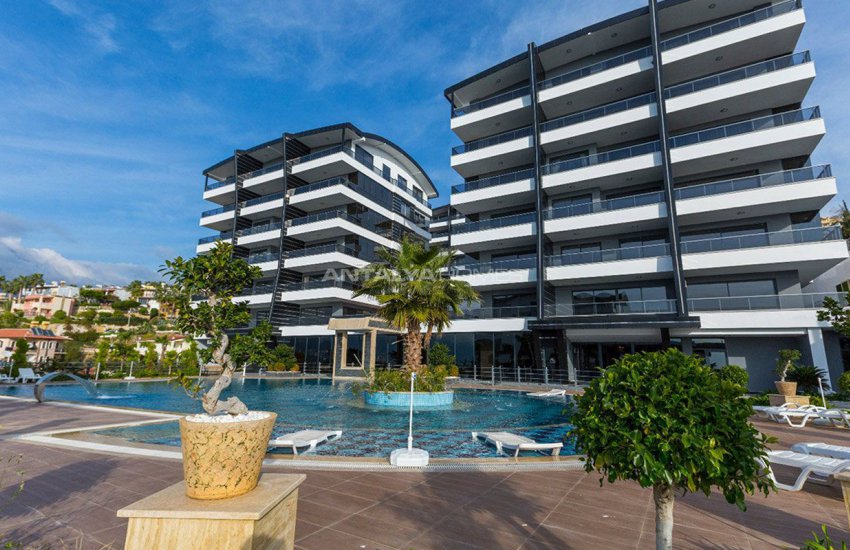 Alanya Kargıcak'ta Panoramik Deniz Manzaralı Daireler 6