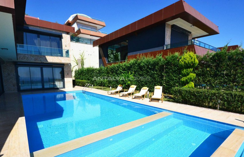 Alanya Bektaş’ta Panoramik Deniz Manzaralı Lüks Villalar 2