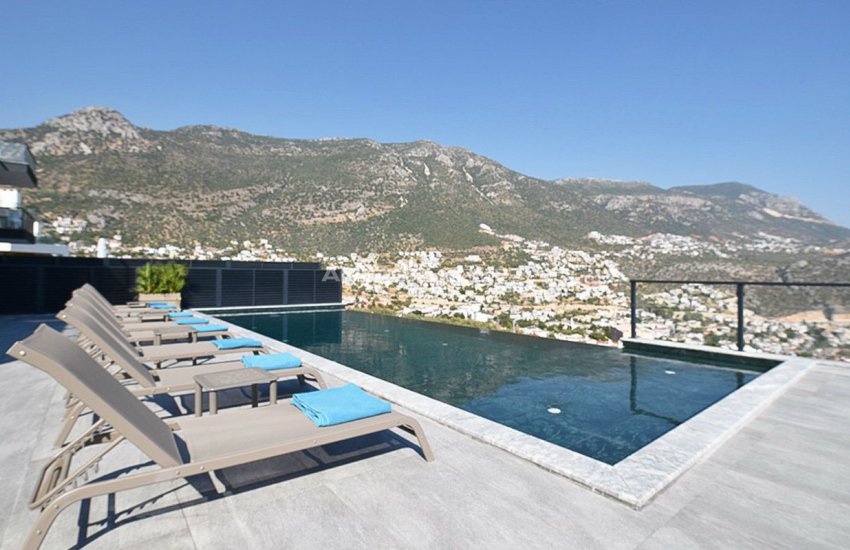 4 Slaapkamer Vakantievilla's Met Zeezicht In Kalkan 3