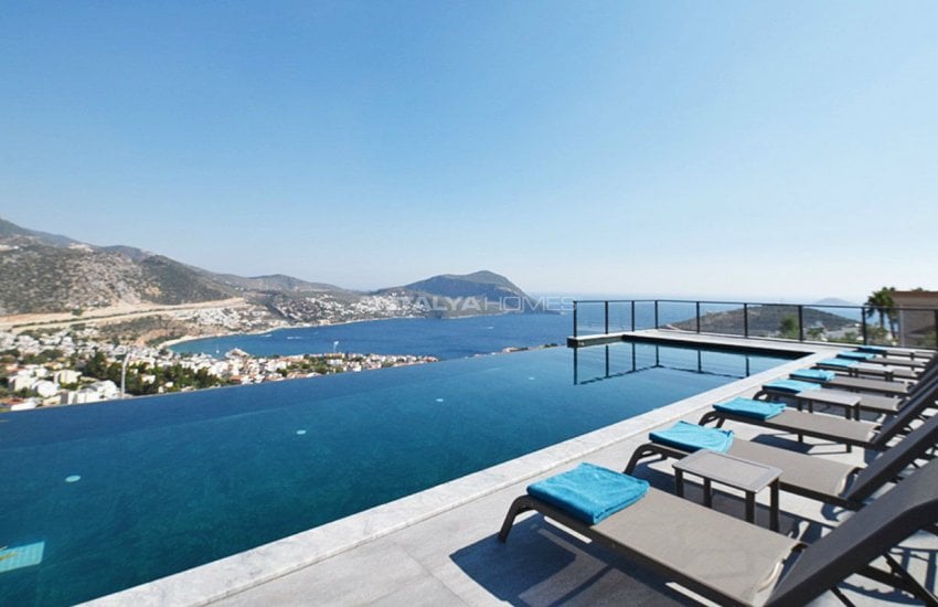 4 Slaapkamer Vakantievilla's Met Zeezicht In Kalkan 7
