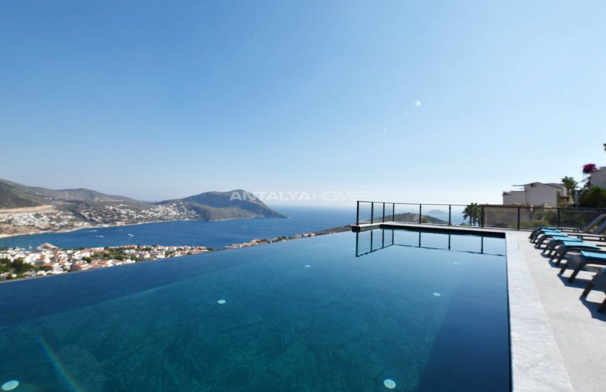 4 Slaapkamer Vakantievilla's Met Zeezicht In Kalkan 8