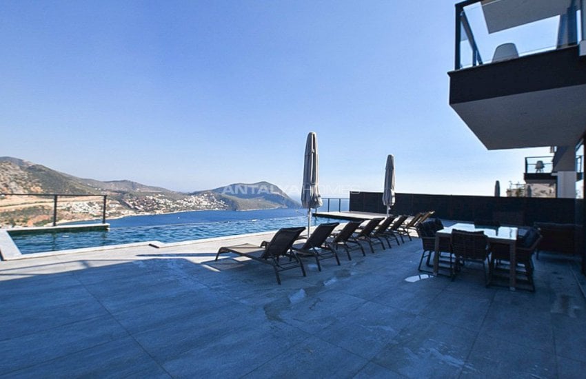 4 Slaapkamer Vakantievilla's Met Zeezicht In Kalkan 9