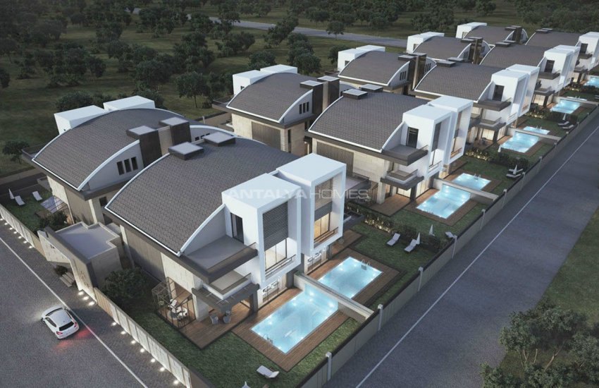 Ultra-rymliga Villor Med Smart Home System I Konyaalti 5