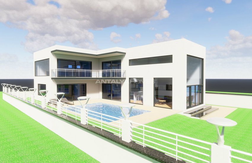 Villa Futuristique Avec Piscine À Belek Antalya 2