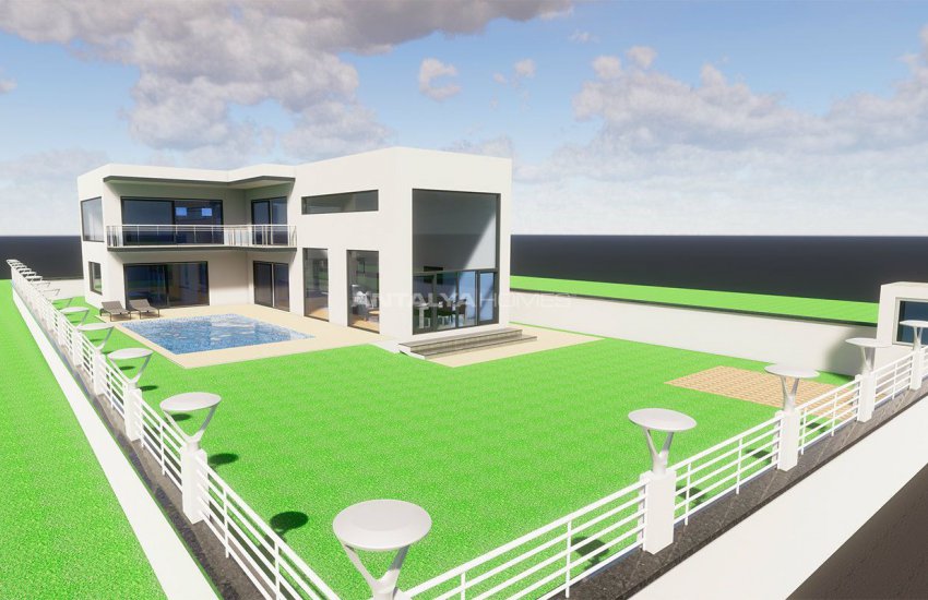 Villa Futuristique Avec Piscine À Belek Antalya 3