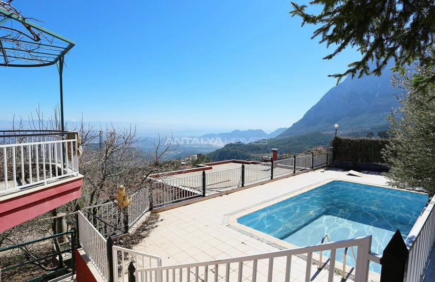 Modern Villa Med Utsikt Över Stan Och Havet I Konyaalti 10