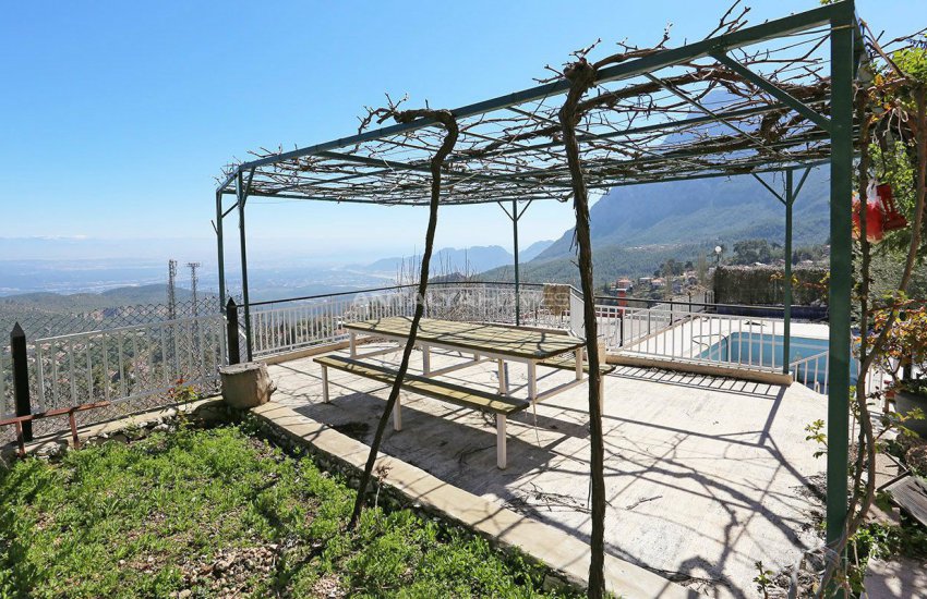 Modern Villa Med Utsikt Över Stan Och Havet I Konyaalti 14