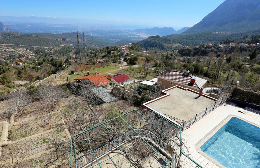 Modern Villa Med Utsikt Över Stan Och Havet I Konyaalti 15