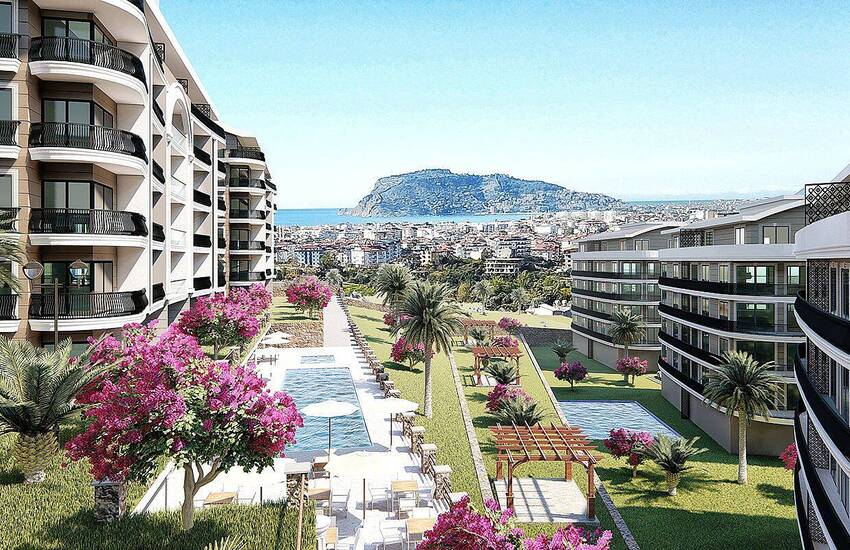 Centrally Located Alanya Apartments in Oba with Sea View 1