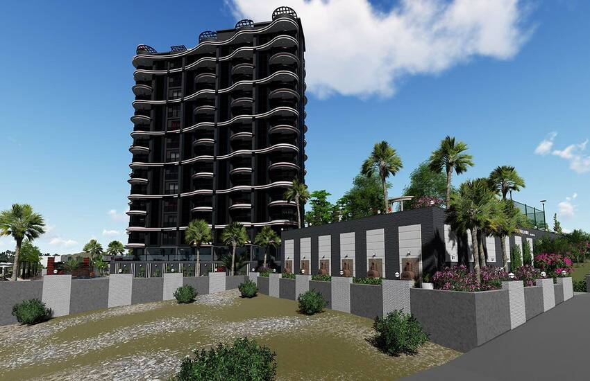 Flats with Excellent Nature and City Views in Alanya 1