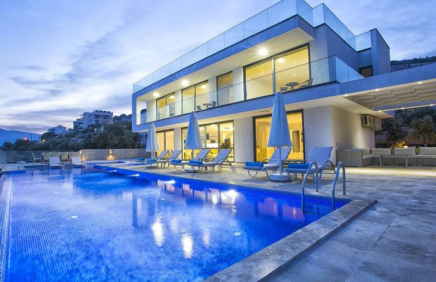 Ready Kalkan Villa Designed with Eye-catching Architecture 1