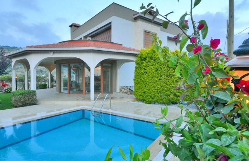 Furnished Villa Surrounded by Private Garden in Kargicak 1