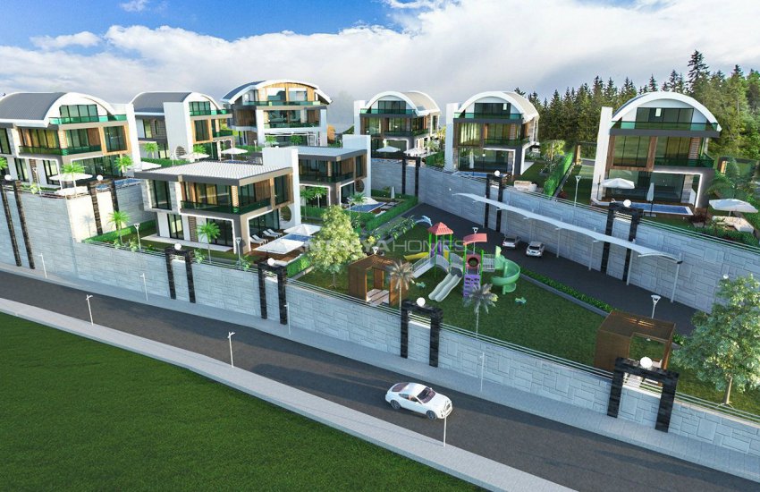 Zeezicht Villa's 600 M Van Strand In Alanya Kargicak 3