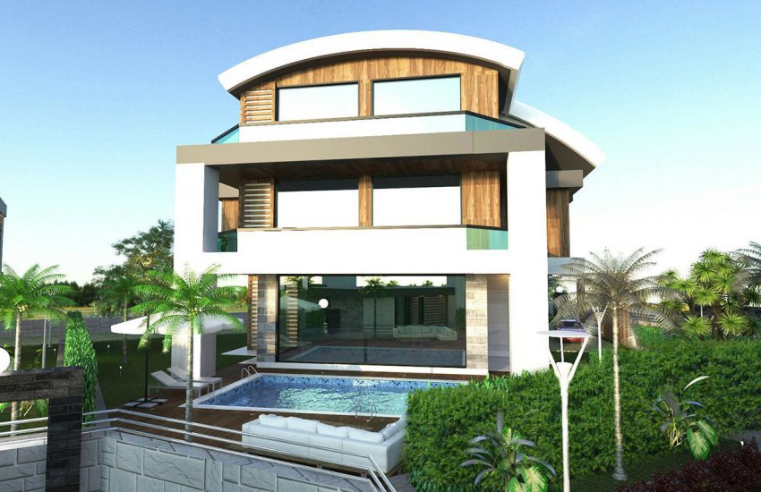 Zeezicht Villa's 600 M Van Strand In Alanya Kargicak 11