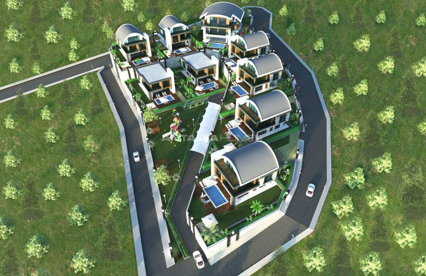 Zeezicht Villa's 600 M Van Strand In Alanya Kargicak 17