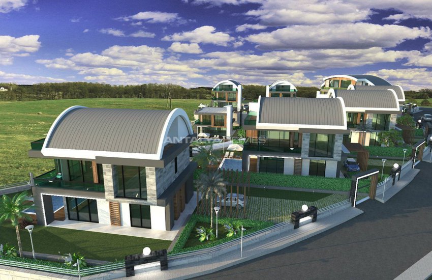 Zeezicht Villa's 600 M Van Strand In Alanya Kargicak 5