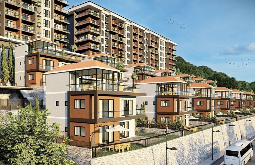 Sea View Villas with Horizontal Architecture in Trabzon