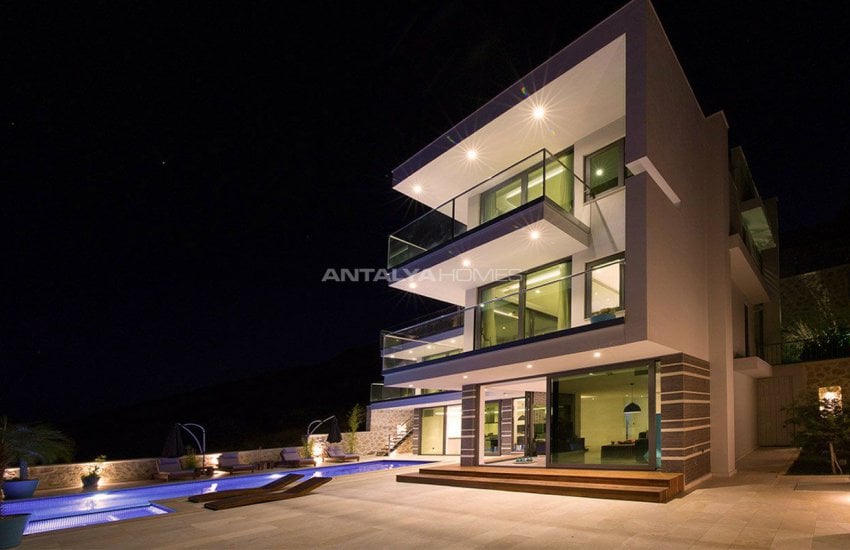 4+1 Sheltered Kalkan Villa Overlooking Bay and Islands 2