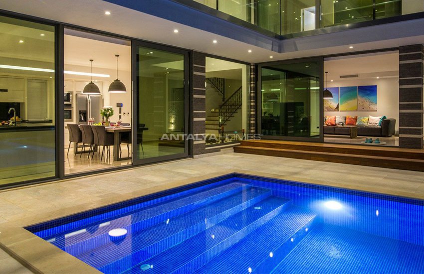 4+1 Sheltered Kalkan Villa Overlooking Bay and Islands 5