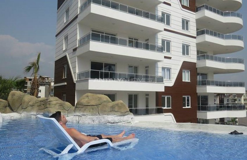 Квартиры 2+1 в Авсалларе, Алания в Видом на Море и Природу 3
