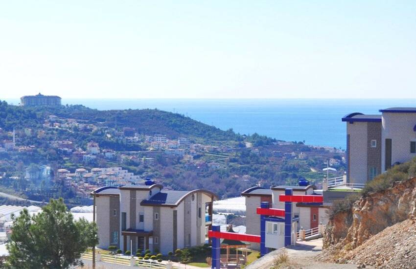 Panoramautsikt Över Havet Och Borgen Villa I Alanya Kargicak 1
