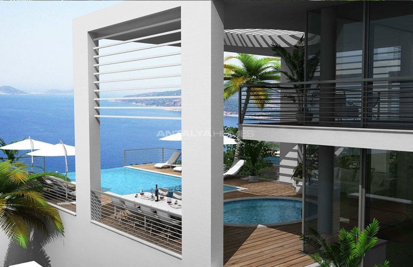 High-quality Detached Villas with Infinity Pool in Kalkan 3