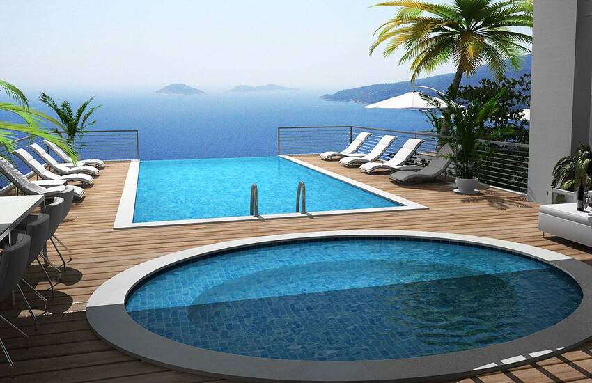 High-quality Detached Villas with Infinity Pool in Kalkan 1
