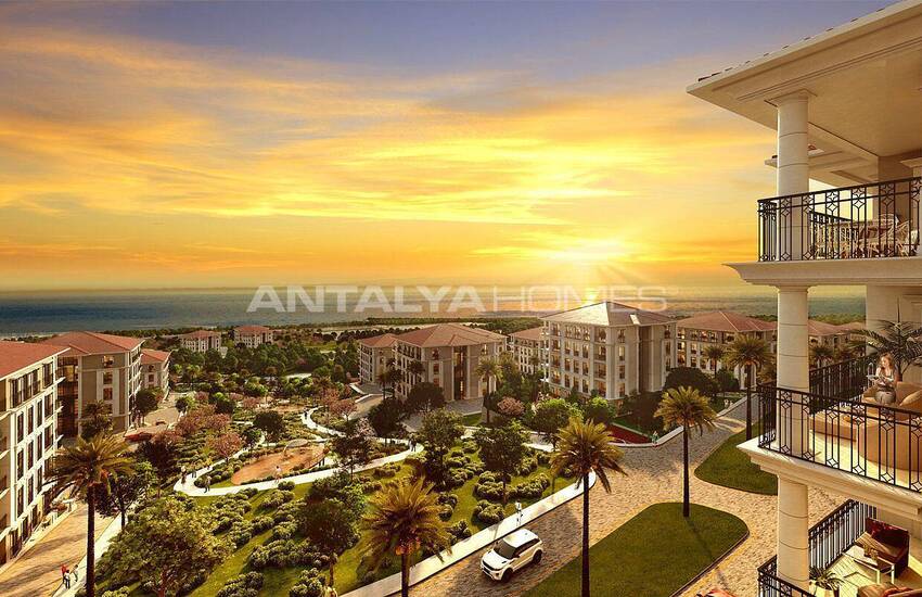 آپارتمان های با طراحی منحصر به فرد در خط ساحلی در استانبول