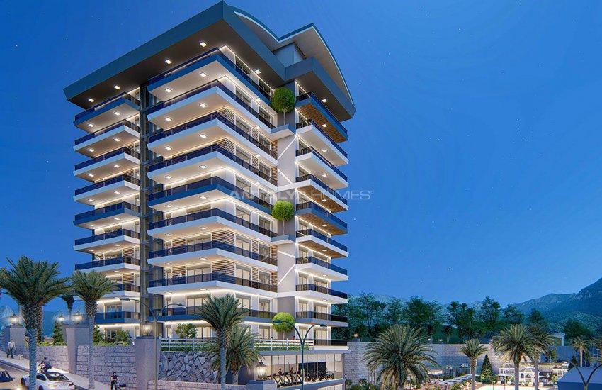 Alanya’da Deniz ve Dim Çayı Manzaralı Göz Alıcı Daireler 5