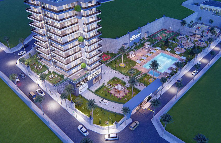 Alanya’da Deniz ve Dim Çayı Manzaralı Göz Alıcı Daireler 6