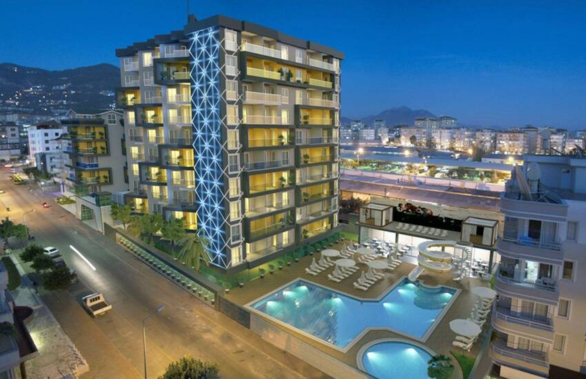 Centralt Belägna Lyxiga Lägenheter I Alanya Turkiet 1