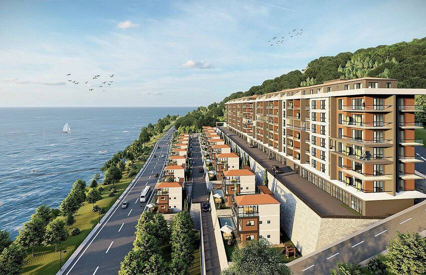 Villen Mit Meerblick Und Horizontaler Architektur In Trabzon 1