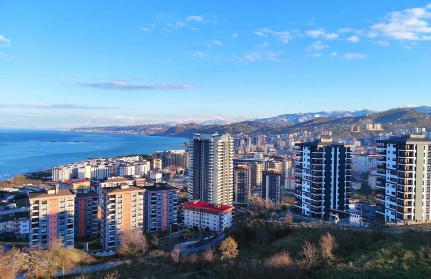 Moderne Appartementen In Trabzon Met Vrij Uitzicht Op Zee