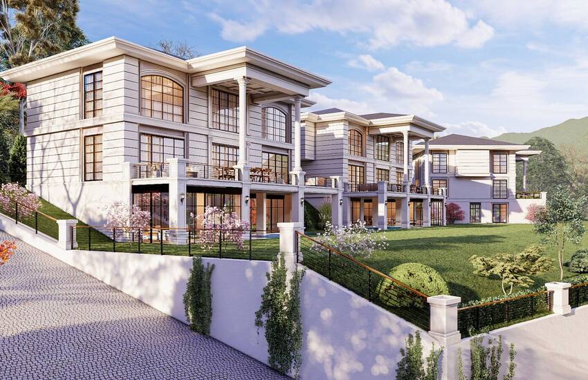 New Build Sea View Villas Near Airport in Ortahisar Trabzon